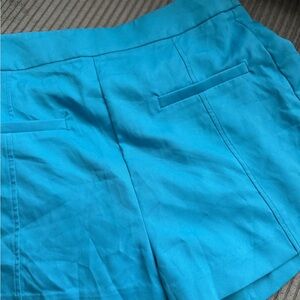 SHEIN Vibrant Blue Women's Bermudas